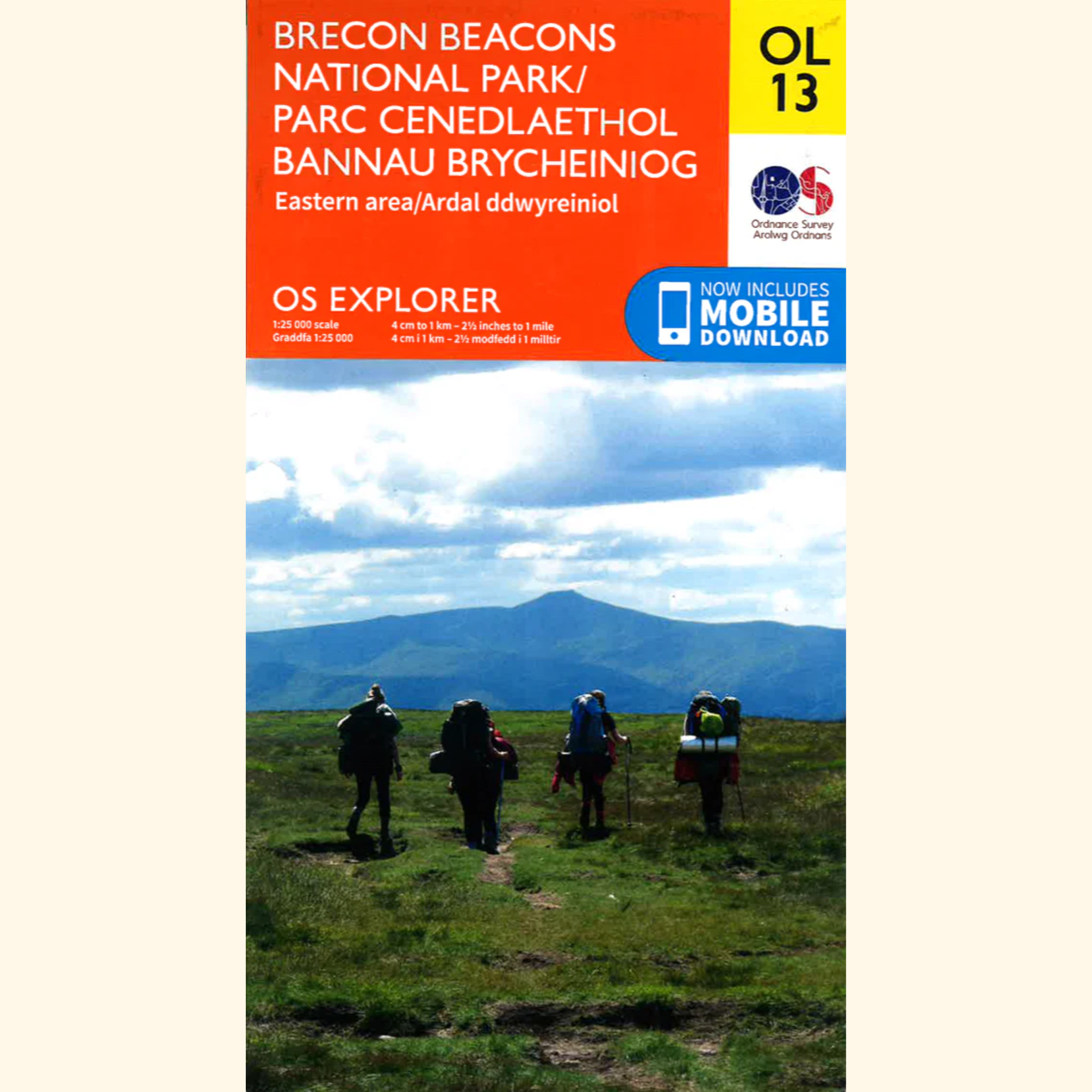 OL13 Brecon Beacons East Laminated