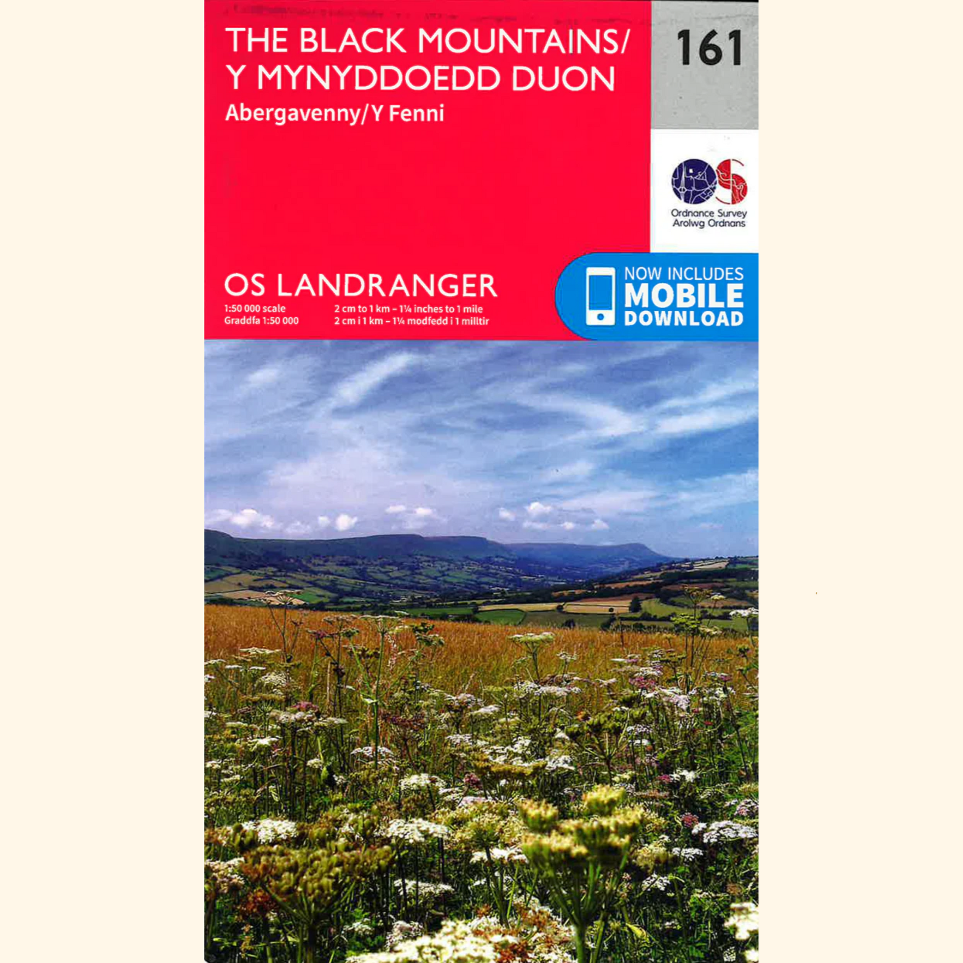OS Landranger 161 The Black Mountains