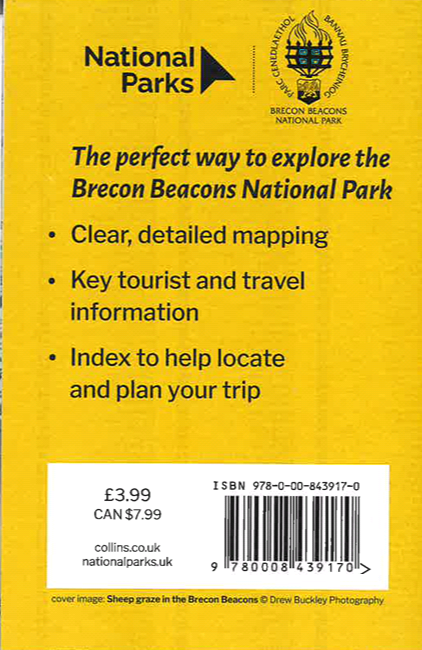 Collins Brecon Beacons National Park Pocket Map