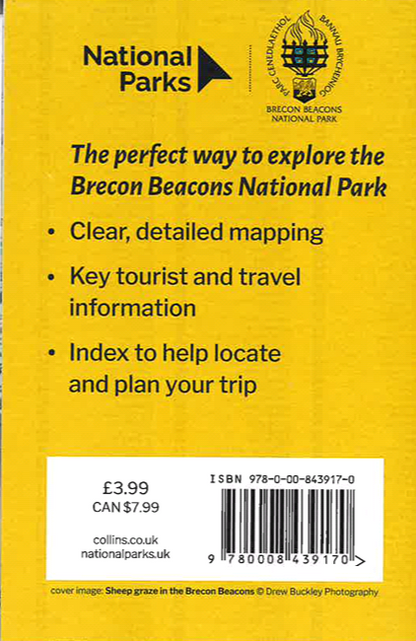 Collins Brecon Beacons National Park Pocket Map